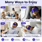 Eye Serenity Steam Eye Mask - Self-Heating Warm Eye Compress for Dry Eyes, Puffiness, Sleep & Travel