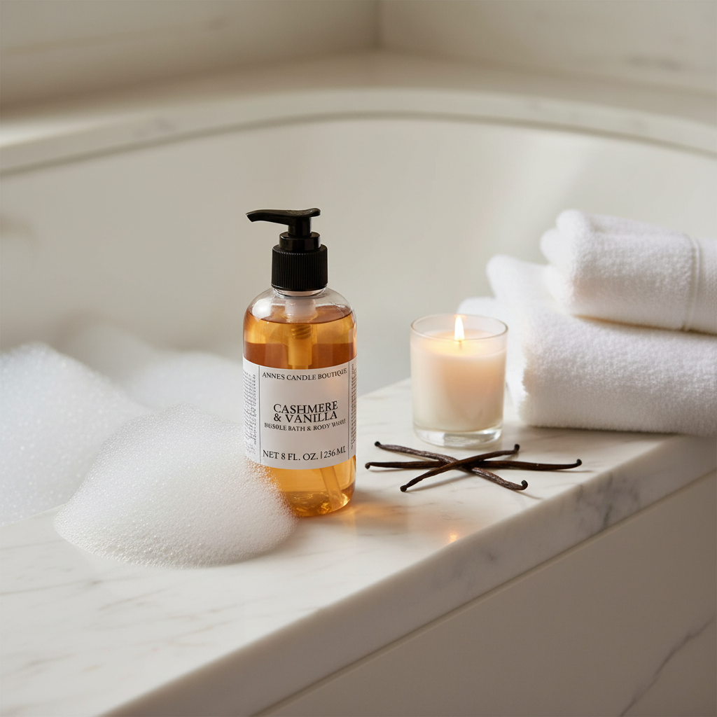 Cashmere & Vanilla Bubble Bath Lifestyle