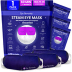 Eye Serenity Steam Eye Mask - Self-Heating Warm Eye Compress for Dry Eyes, Puffiness, Sleep & Travel