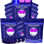 Eye Serenity Steam Eye Mask - Self-Heating Warm Eye Compress for Dry Eyes, Puffiness, Sleep & Travel