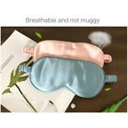Super Smooth  Mulberry Silk Sleep Eye Mask & Blindfold With Elastic Strap Travel Eye Patch Soft Nap Eye Patch  Eye Cover Eyeshade for Night Sleeping Mask For Women