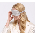 Super Smooth  Mulberry Silk Sleep Eye Mask & Blindfold With Elastic Strap Travel Eye Patch Soft Nap Eye Patch  Eye Cover Eyeshade for Night Sleeping Mask For Women