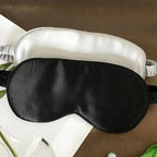 Super Smooth  Mulberry Silk Sleep Eye Mask & Blindfold With Elastic Strap Travel Eye Patch Soft Nap Eye Patch  Eye Cover Eyeshade for Night Sleeping Mask For Women